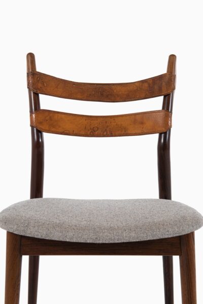 Helge Sibast dining chairs model 59 in rosewood at Studio Schalling