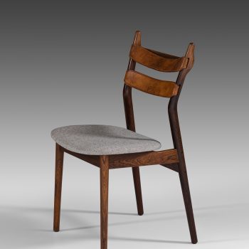 Helge Sibast dining chairs model 59 in rosewood at Studio Schalling