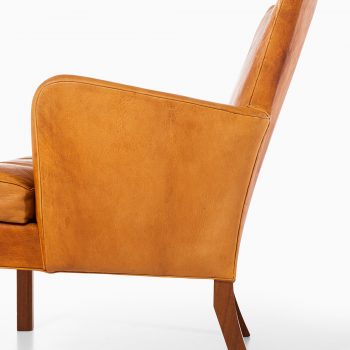 Kaare Klint easy chairs model 5313 in niger leather at Studio Schalling