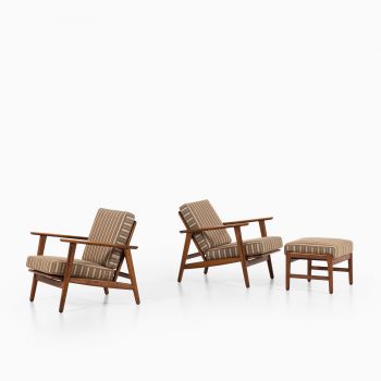 Hans Wegner GE-233 easy chairs by Getama at Studio Schalling