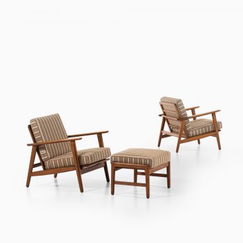 Hans Wegner GE-233 easy chairs by Getama at Studio Schalling