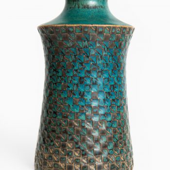Stig Lindberg ceramic vase by Gustavsberg at Studio Schalling