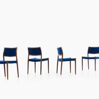 Niels Otto Møller dining chairs model 80 at Studio Schalling