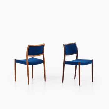 Niels Otto Møller dining chairs model 80 at Studio Schalling