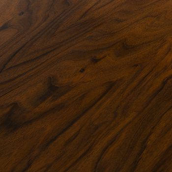 Freestanding desk in walnut, mahogany and brass at Studio Schalling