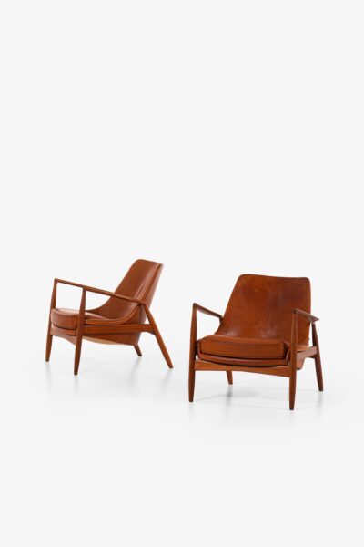 Ib Kofod-Larsen Seal easy chairs by OPE at Studio Schalling