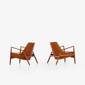 Ib Kofod-Larsen Seal easy chairs by OPE at Studio Schalling