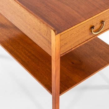 Josef Frank bedside table in mahogany and brass at Studio Schalling
