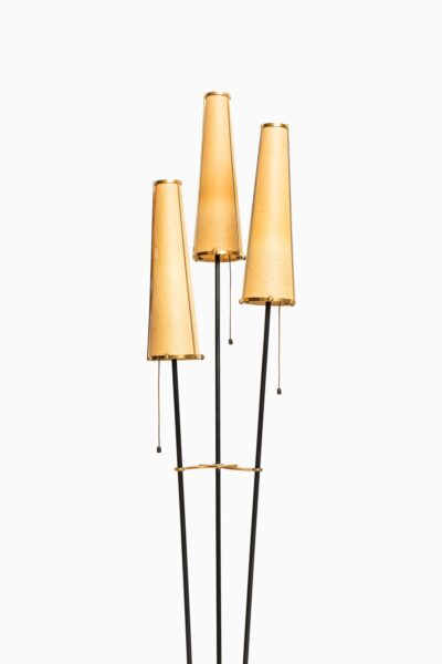 Floor lamp with 3 original lamp shades at Studio Schalling