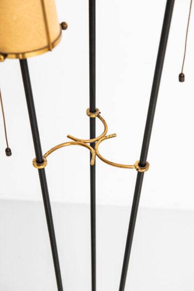 Floor lamp with 3 original lamp shades at Studio Schalling