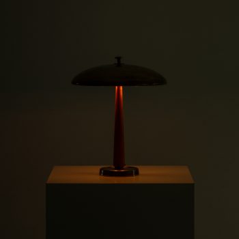 Table lamp in brass and ash at Studio Schalling