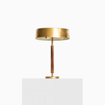 Boréns table lamp in rosewood and brass at Studio Schalling