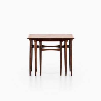 Kai Kristiansen nesting tables in rosewood at Studio Schalling