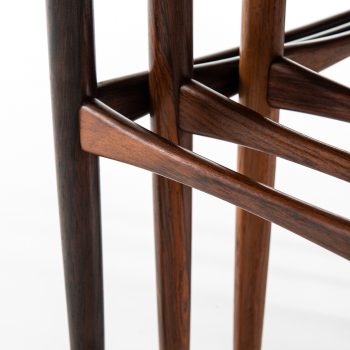 Kai Kristiansen nesting tables in rosewood at Studio Schalling