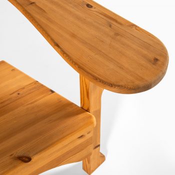 Easy chairs in pine in the style of Mario Ceroli at Studio Schalling