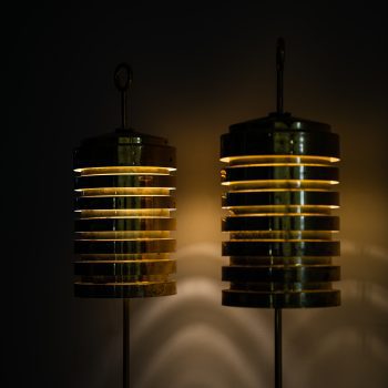 Hans-Agne Jakobsson G-20 floor lamps in brass at Studio Schalling
