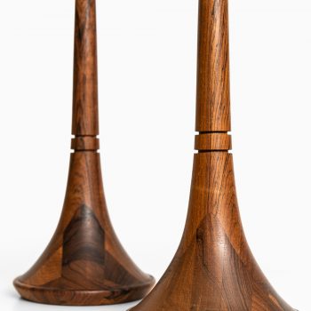 Table lamps in rosewood by AB Stilarmatur at Studio Schalling