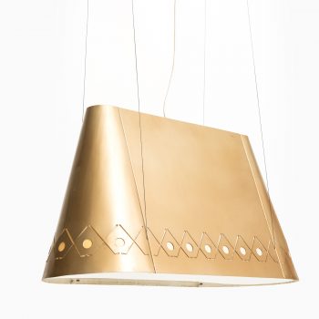 Ceiling lamp in lacquered metal and plastic at Studio Schalling
