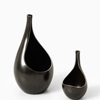 Stig Lindberg Pungo ceramic vase by Gustavsberg at Studio Schalling