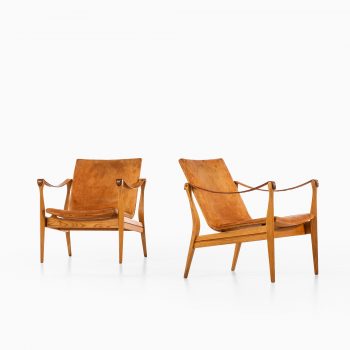 Karen & Ebbe Clemmensen easy chairs by Ludvig Pontoppidan at Studio Schalling