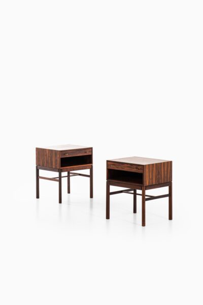 Sven Engström & Gunnar Myrstrand bedside tables in rosewood at Studio Schalling