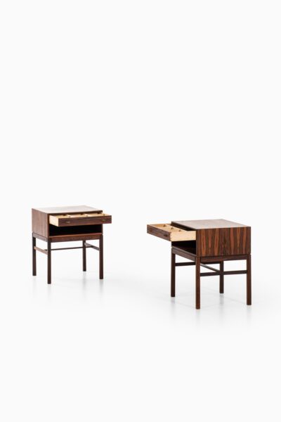 Sven Engström & Gunnar Myrstrand bedside tables in rosewood at Studio Schalling