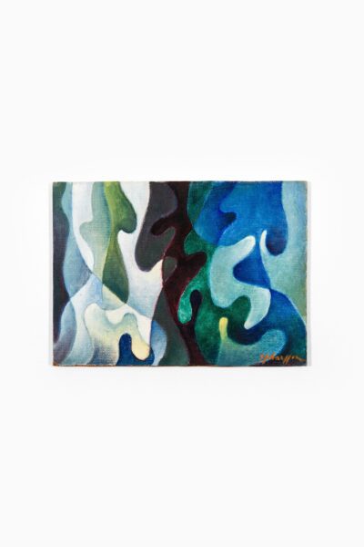 Sven Johansson acrylic painting on board at Studio Schalling
