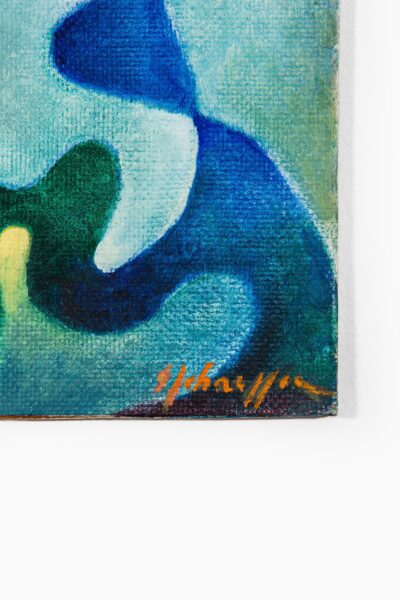 Sven Johansson acrylic painting on board at Studio Schalling