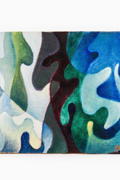 Sven Johansson acrylic painting on board at Studio Schalling