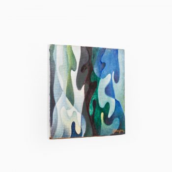 Sven Johansson acrylic painting on board at Studio Schalling