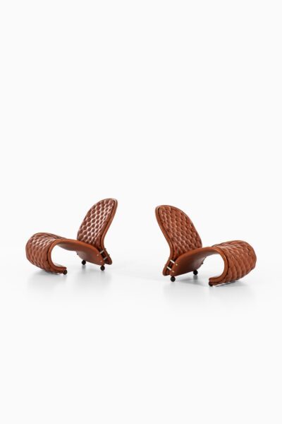 Verner Panton easy chairs model System 1-2-3 at Studio Schalling