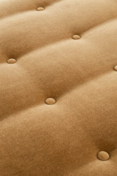 Art Deco daybed in velvet mohair fabric at Studio Schalling