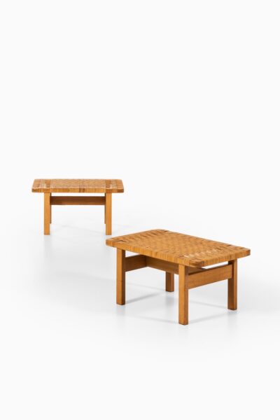 Børge Mogensen side tables / benches by Fredericia at Studio Schalling