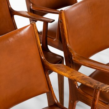 Johannes Andersen armchairs in rosewood at Studio Schalling