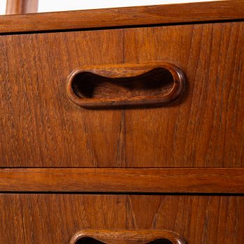 Vanity / dressing table in teak at Studio Schalling