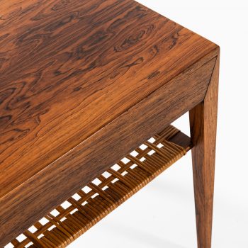 Severin Hansen bedside tables in rosewood and cane at Studio Schalling
