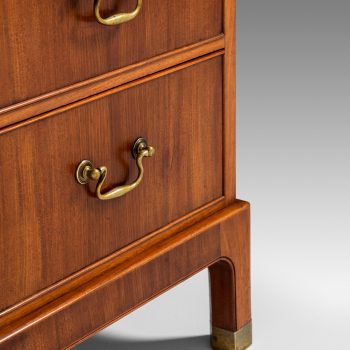 Kaare Klint attributed bureau in mahogany and brass at Studio Schalling