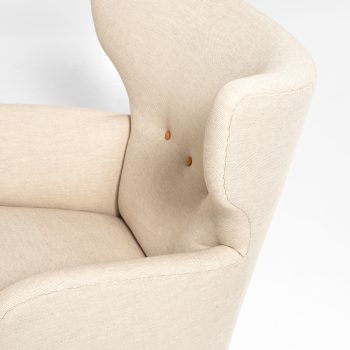 Flemming Lassen attributed pair of wingback easy chairs at Studio Schalling