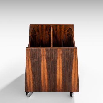 Rolf Hesland magazine rack in rosewood at Studio Schalling