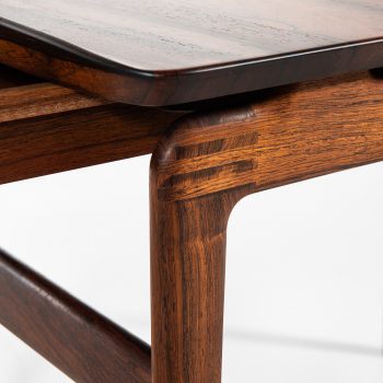Peter Hvidt & Orla Mølgaard-Nielsen side tables in solid rosewood at Studio Schalling