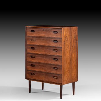 Ejvind A. Johansson bureau model 91 in rosewood at Studio Schalling