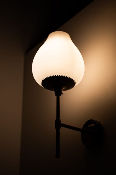 Alf Svensson mid century wall lamp by Bergboms