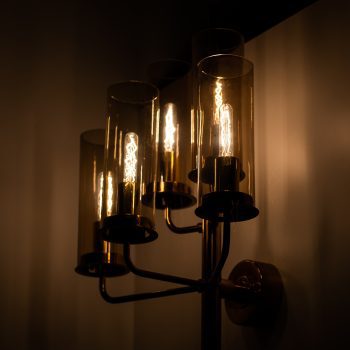 Hans-Agne Jakobsson wall lamps model V-169/5 at Studio Schalling