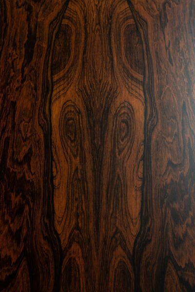 Expanding bar cabinet in rosewood at Studio Schalling
