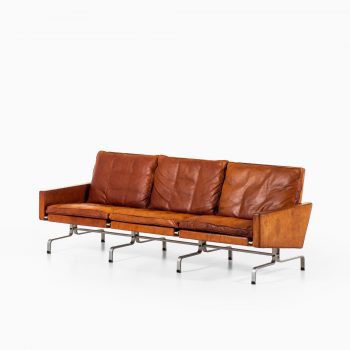 Poul Kjærholm PK-31/3 sofa by E. Kold Christensen at Studio Schalling