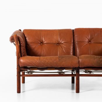 Arne Norell Ilona sofa in leather at Studio Schalling