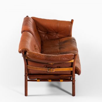 Arne Norell Ilona sofa in leather at Studio Schalling