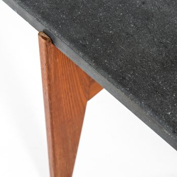 Hans-Agne Jakobsson side table in teak and granite at Studio Schalling