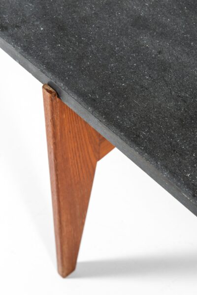 Hans-Agne Jakobsson side table in teak and granite at Studio Schalling