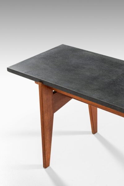 Hans-Agne Jakobsson side table in teak and granite at Studio Schalling